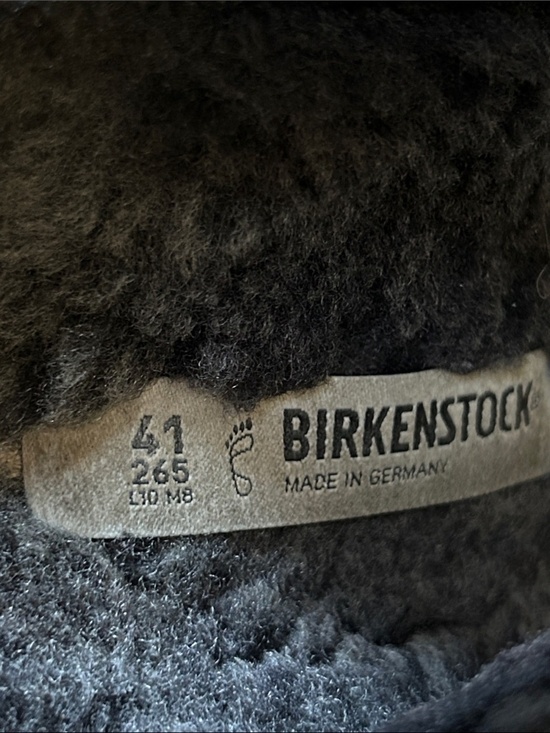 Birkenstock Arizona Shearling Sandals Black Suede Size 41 / Mens 8 main image 7